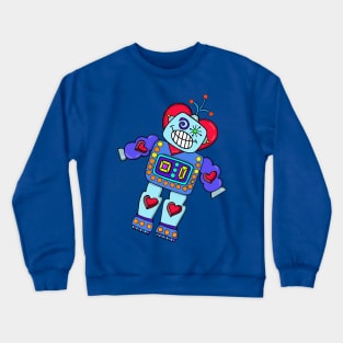 Heart Robot Crewneck Sweatshirt